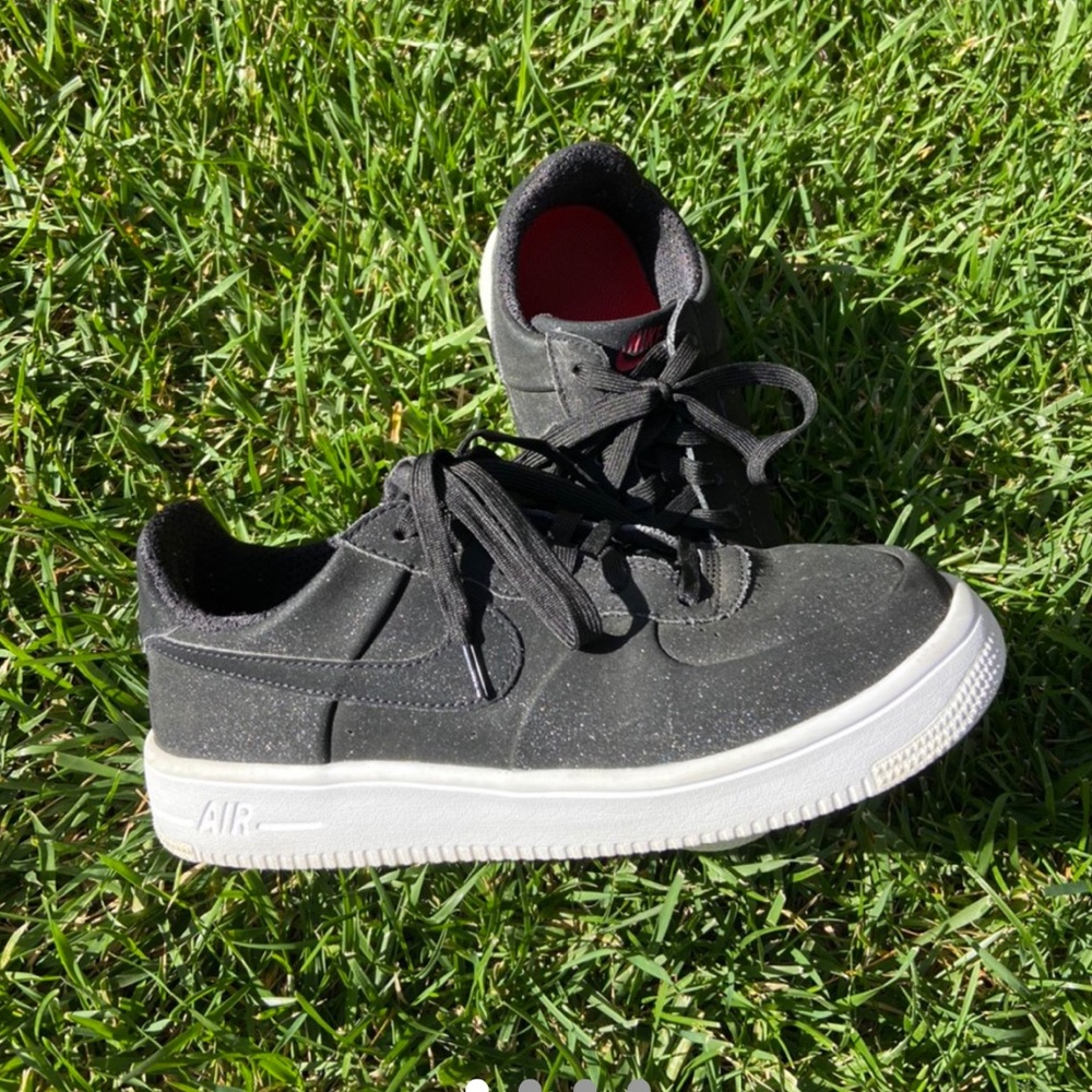 Black Nike Air Force 1’s🖤✨